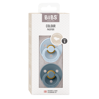Bibs Anatomic Duo Petrol/Blue 2 pcs
