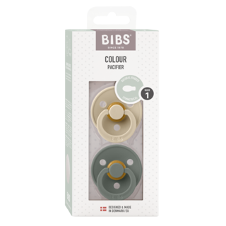 Bibs Symmetric Duo Vanilla/Pine 2 pcs