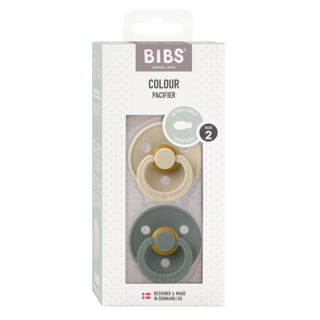 Bibs Symmetric Duo Vanilla/Pine 2 pcs