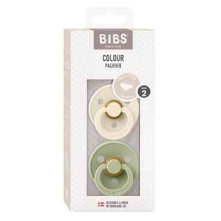 Bibs Anatomic Duo Ivory/Sage 2 pcs