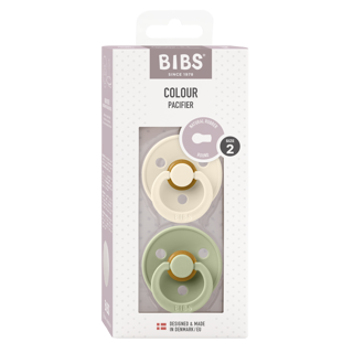 Bibs Duo Sage/Ivory 2 pcs