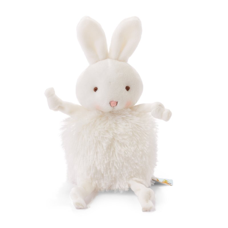 Bunnies By The Bay Roly-Poly knuffel konijn wit