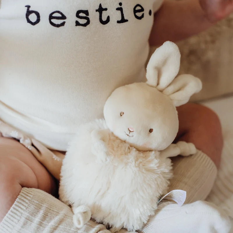 Bunnies By The Bay Roly-Poly knuffel konijn creme